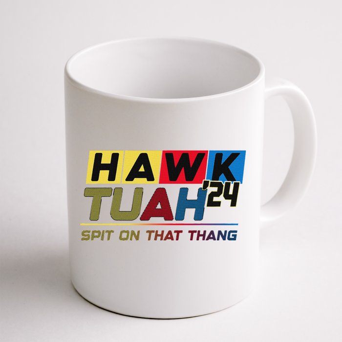 Hawk Tush Viral Election Parody Design Front & Back Coffee Mug