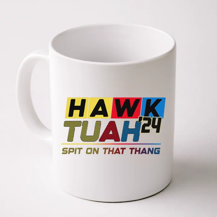 Hawk Tush Viral Election Parody Design Front & Back Coffee Mug