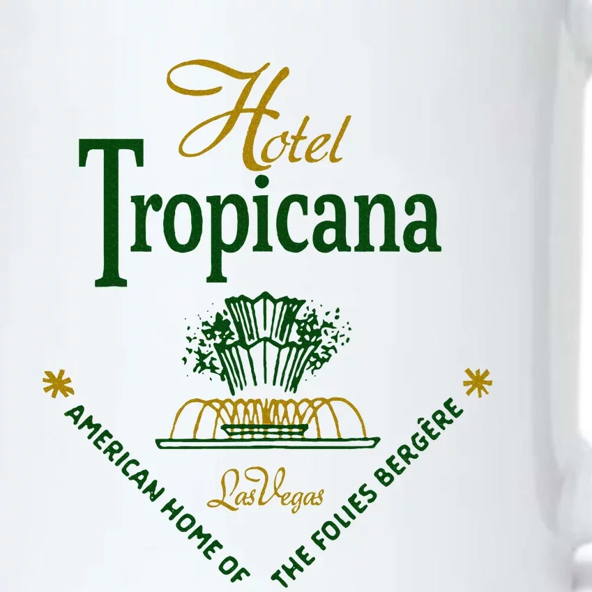 Hotel Tropicana Vintage Las Vegas Black Color Changing Mug