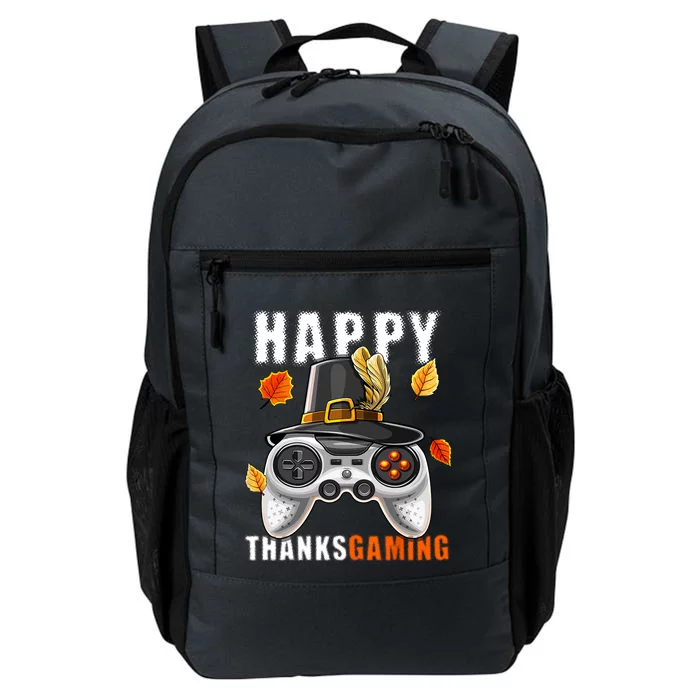 Happy Thanksgiving Video Game Controller Pilgrim Costume Cute Gift Daily Commute Backpack