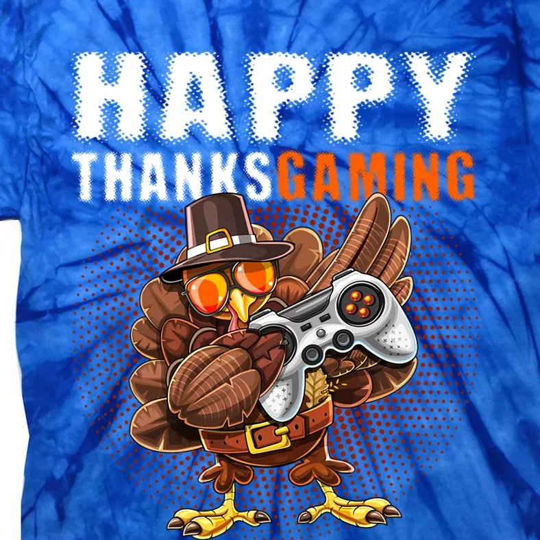 Happy Thanksgiving Video Game Dabbing Turkey Pilgrim Great Gift Tie-Dye T-Shirt