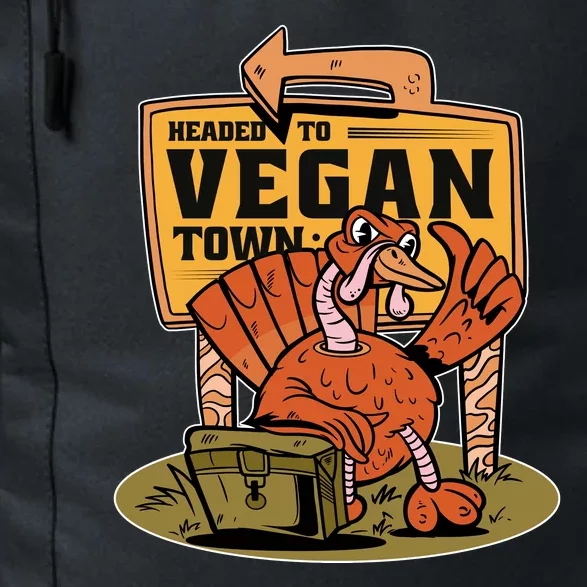 Headed To Vegan Town Chicken Daily Commute Backpack