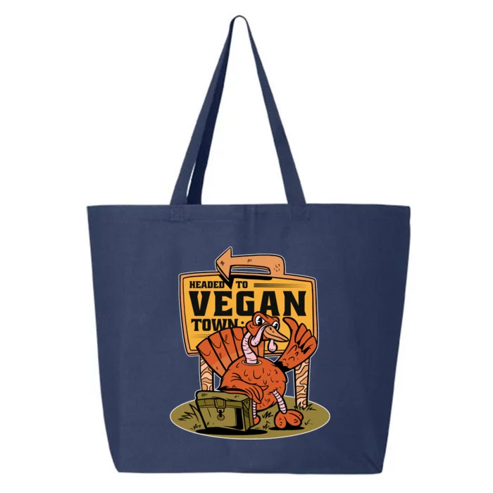 Headed To Vegan Town Chicken 25L Jumbo Tote