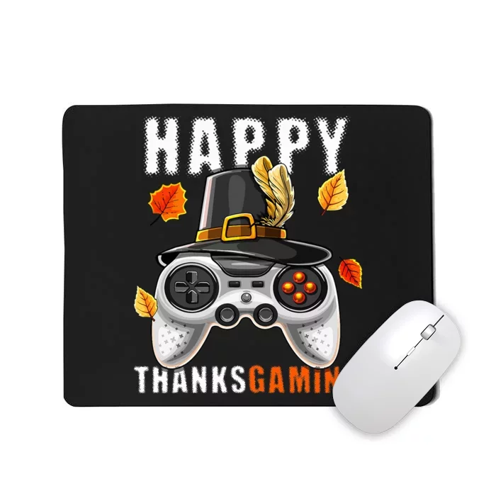 Happy Thanksgiving Video Game Controller Pilgrim Costume Mousepad