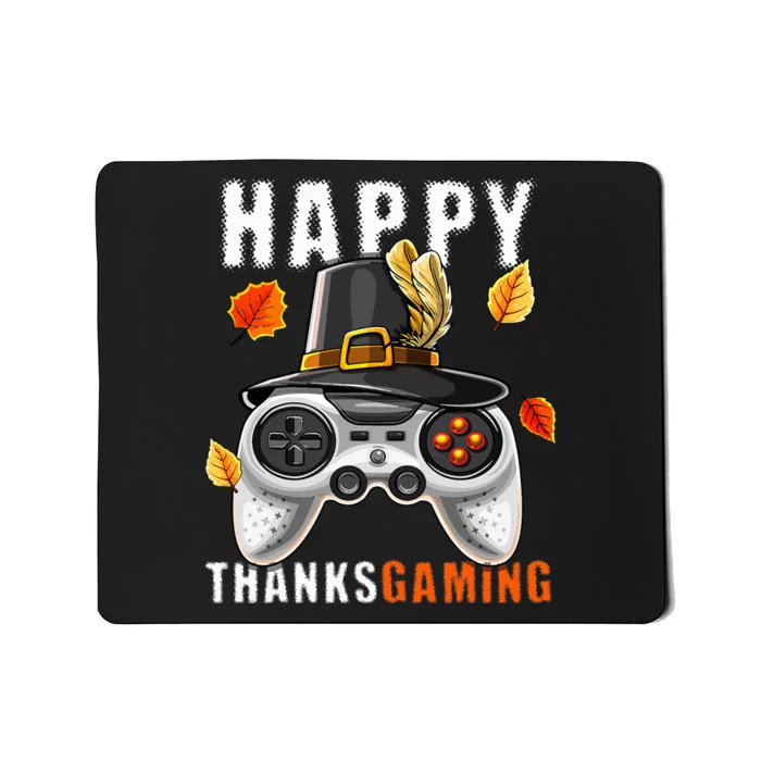 Happy Thanksgiving Video Game Controller Pilgrim Costume Mousepad