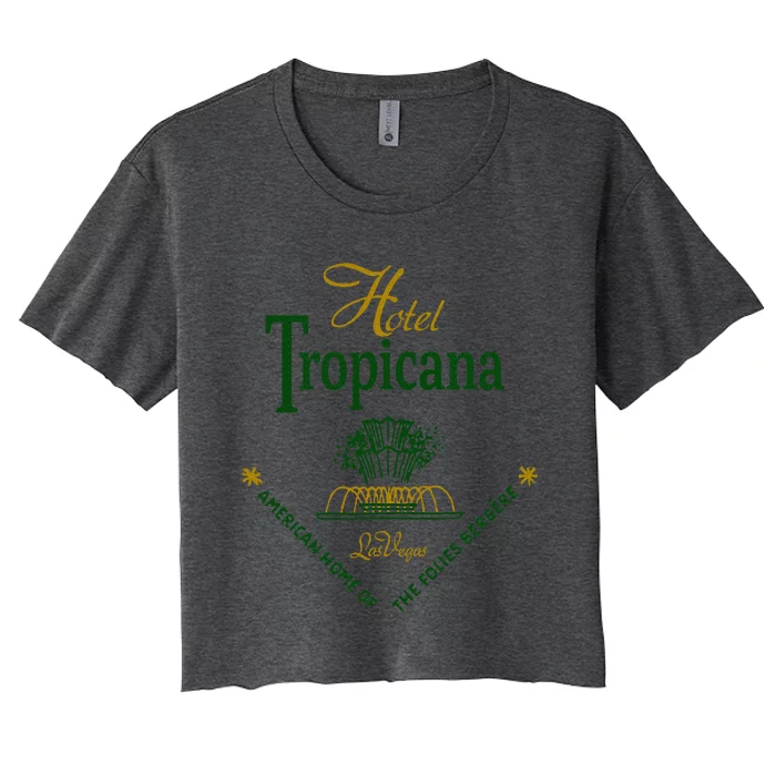 Hotel Tropicana Vintage Las Vegas Women's Crop Top Tee