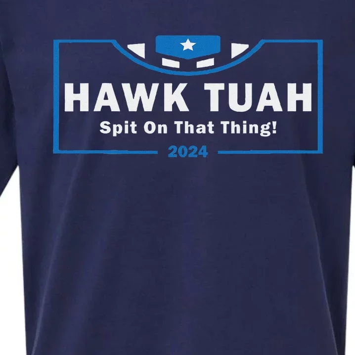 Hawk Tuah Women Hawk Tuah Funny Hawk Tuah Sueded Cloud Jersey T-Shirt