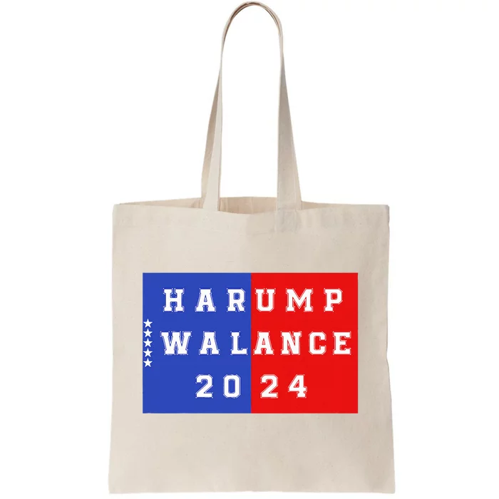 Harris Trump Walz Vance Vote Harump Walance 2024 Tote Bag