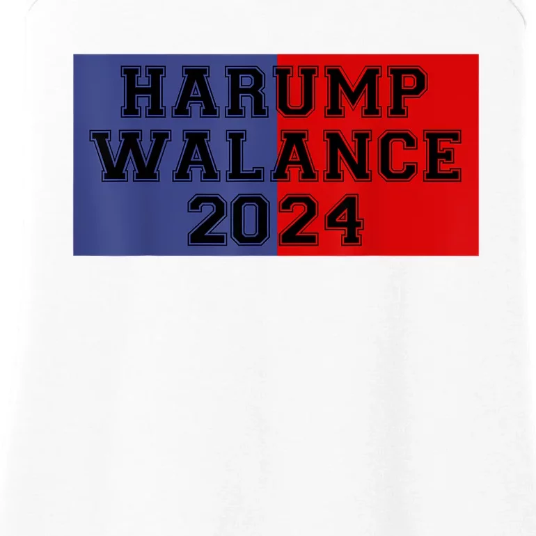 Harris Trump Walz Vance Funny 2024 Ladies Essential Tank