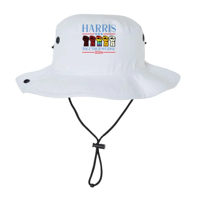 Harris Together We Rise 2024 Funny Voting For Kamala Harris Legacy Cool Fit Booney Bucket Hat