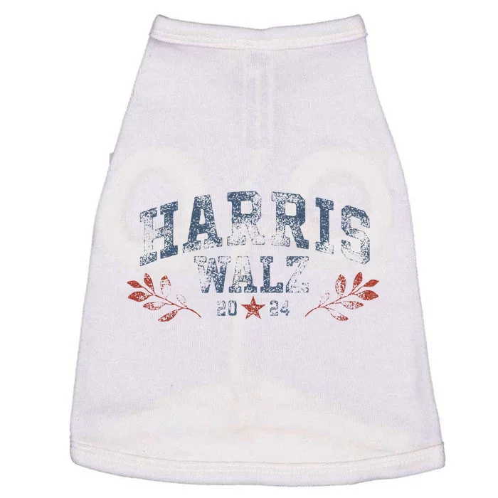 Harris Tim Walz 2024 Arch Vintage Women Harris Waltz 2024 Doggie Tank