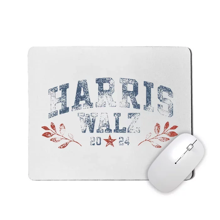 Harris Tim Walz 2024 Arch Vintage Women Harris Waltz 2024 Mousepad