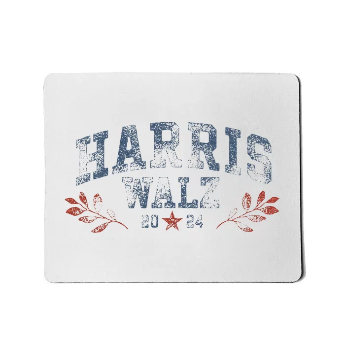 Harris Tim Walz 2024 Arch Vintage Women Harris Waltz 2024 Mousepad