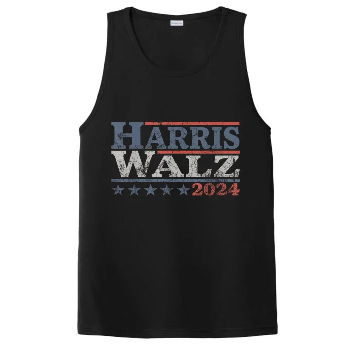 Harris Tim Waltz 2024 Kamala Harris Waltz 2024 Election Gift Performance Tank