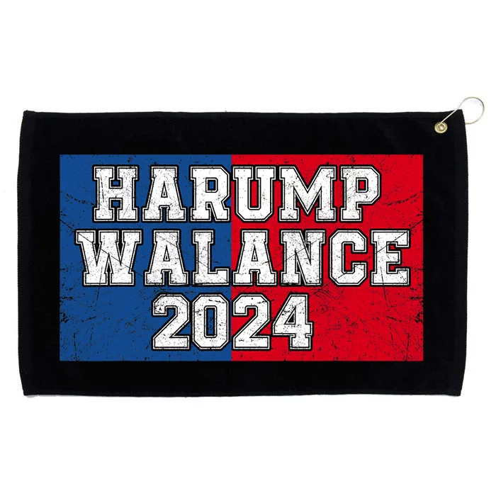 Harris Trump Walz Vance Funny 2024 Grommeted Golf Towel