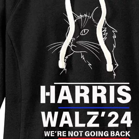 Harris Tim Walz Women's Fleece Hoodie