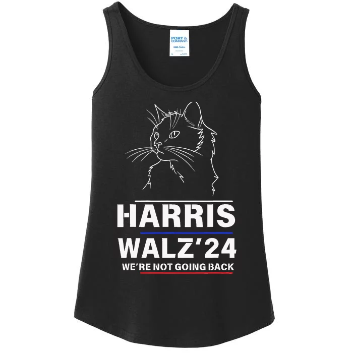 Harris Tim Walz Ladies Essential Tank