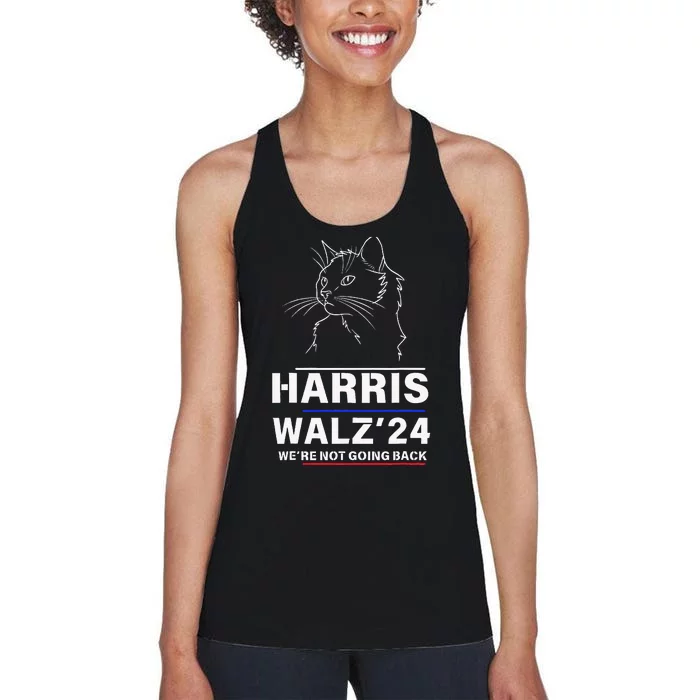 Harris Tim Walz Women's Racerback Tank