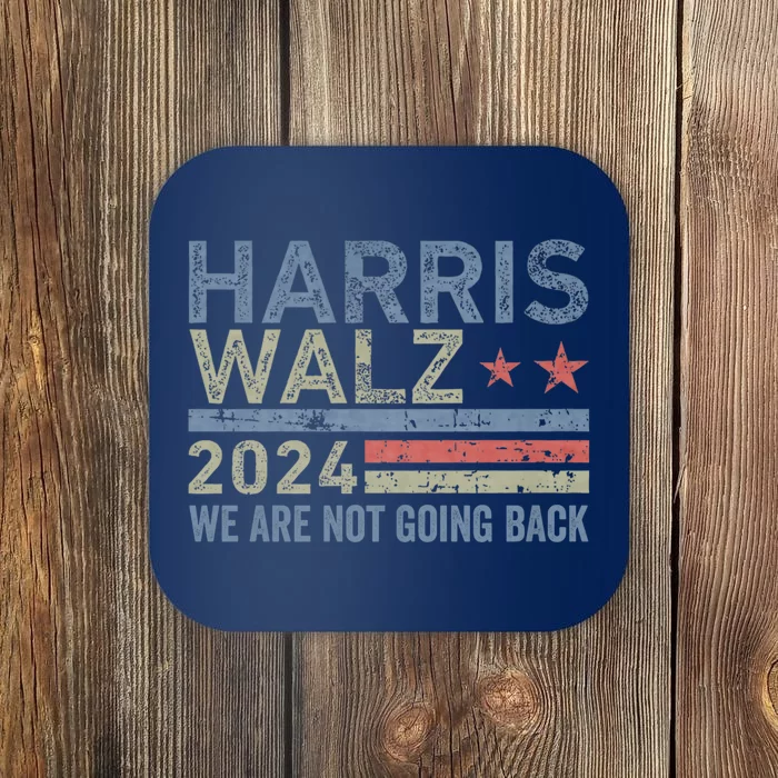 Harris Tim Walz 2024 Aged Stripes Kamala Harris Waltz 2024 Coaster