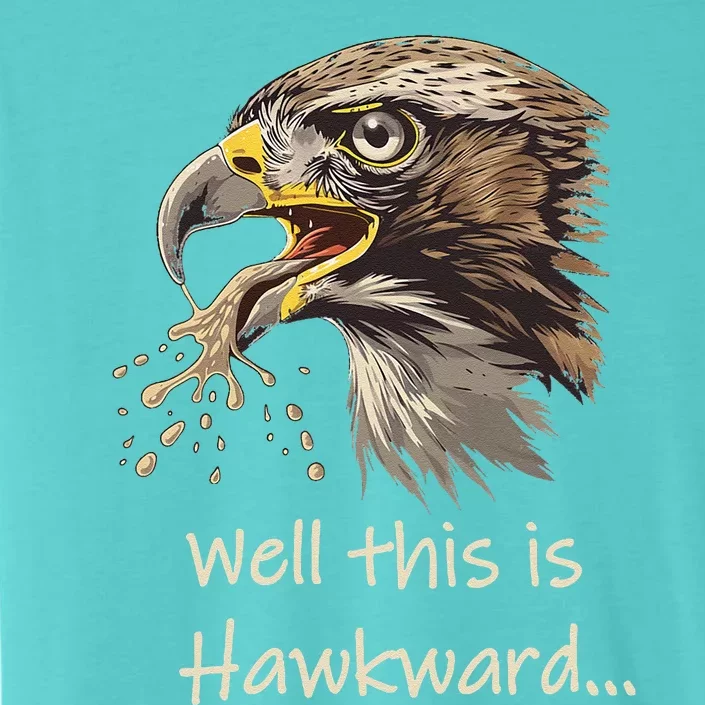 Hawk Tua Well This Is Hawkward Funny Viral Video ChromaSoft Performance T-Shirt