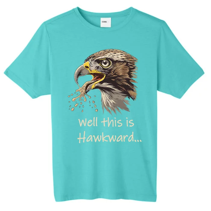 Hawk Tua Well This Is Hawkward Funny Viral Video ChromaSoft Performance T-Shirt