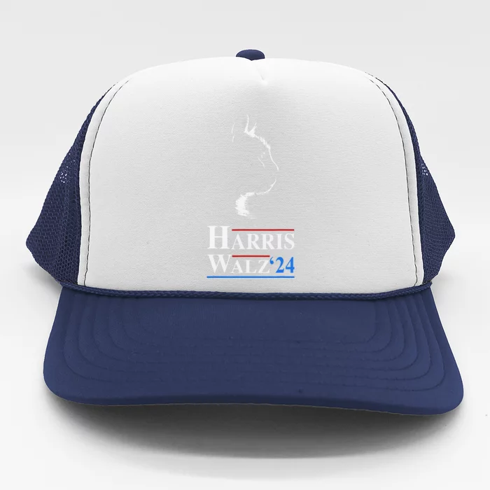 Harris Together We Rise 2024 Funny Voting For Kamala Harris Trucker Hat