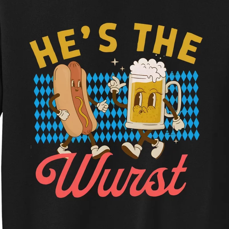 He’S The Wurst Couples Oktoberfest Beer Festival Sweatshirt