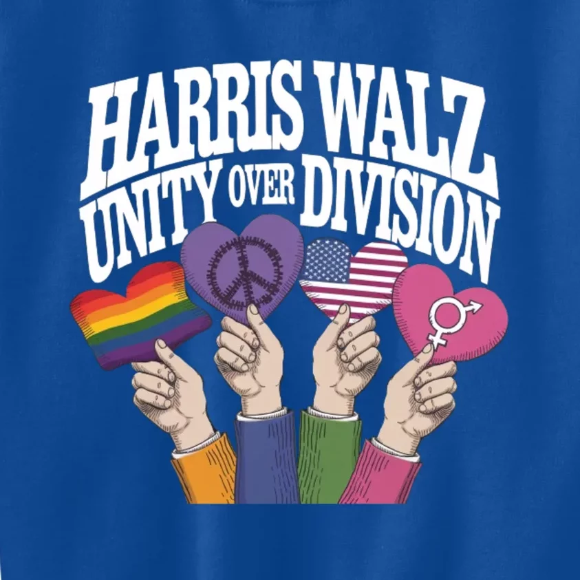 Harriswalz Together We Rise For Equality Gift Kids Sweatshirt