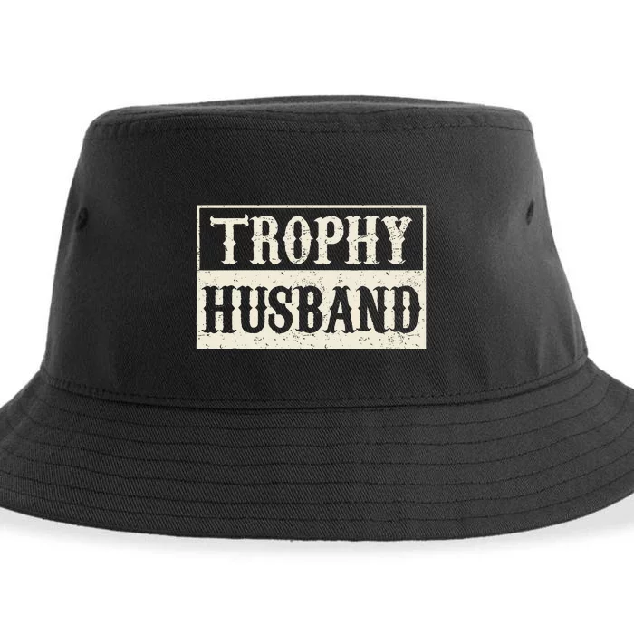 Husband Trophy World Best Husband Funny Fathers Day Sustainable Bucket Hat