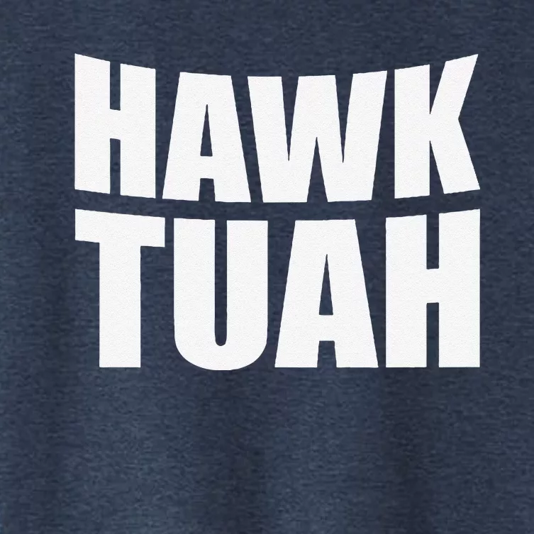 Hawk Tuah. YouVe Gotta Give It That..Spit On That Thing Women's Crop Top Tee