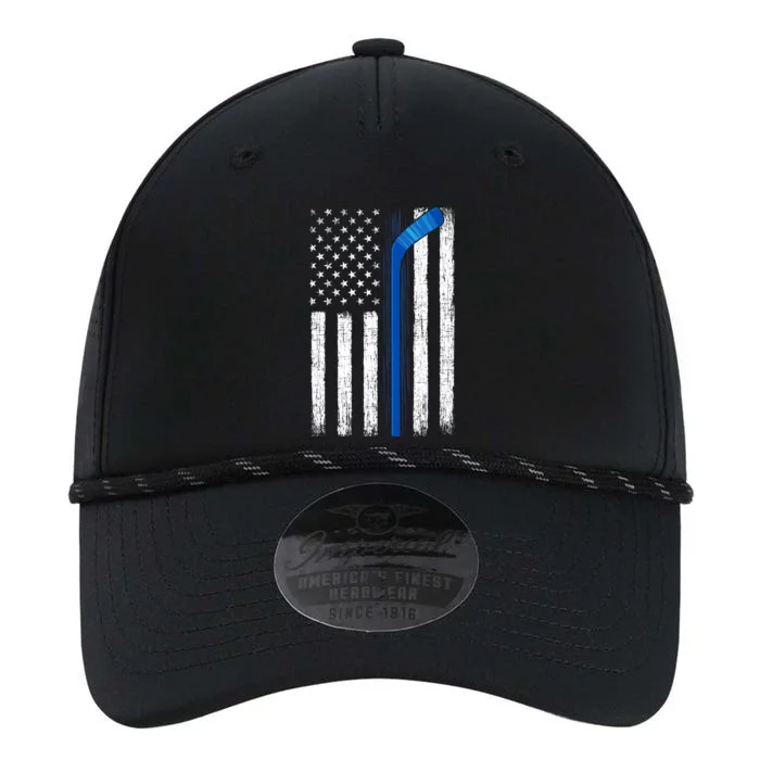 Hockey USA American Flag Patriotic Hockey Player, Family Performance The Dyno Cap