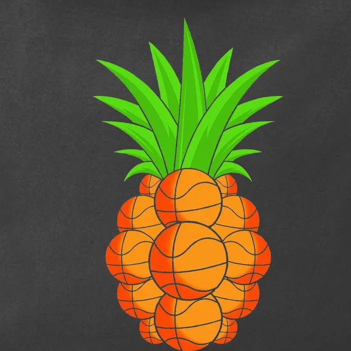 hilarious unique basketball pineapple original Zip Tote Bag