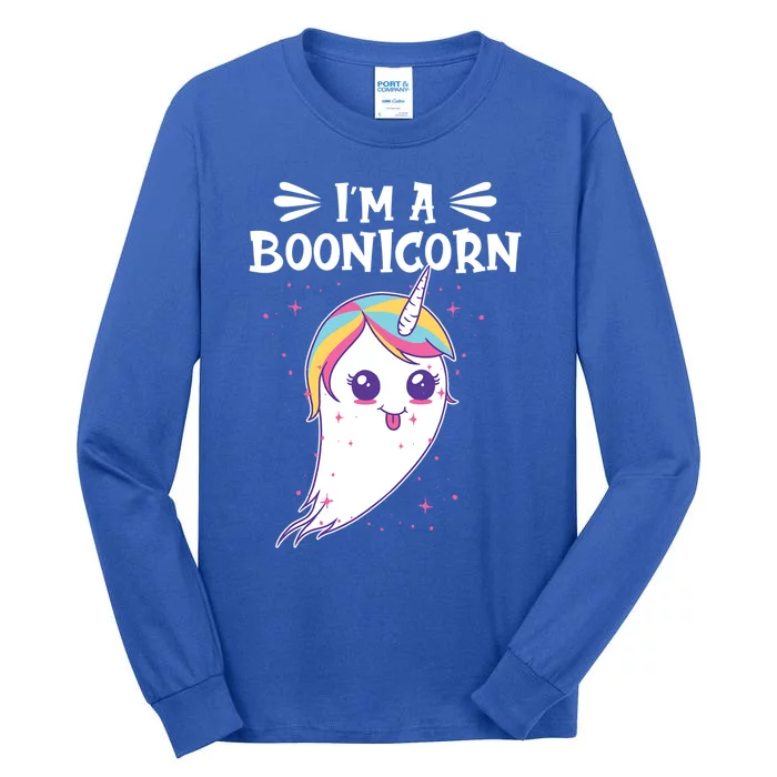 Halloween Unicorn Boonicorn Costume Gift Tall Long Sleeve T-Shirt