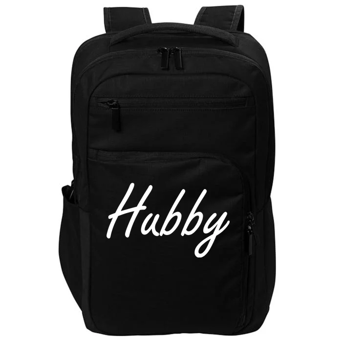 Hubby Funny Couples Impact Tech Backpack