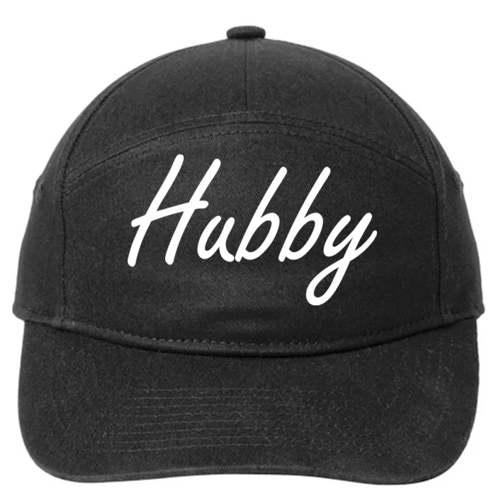 Hubby Funny Couples 7-Panel Snapback Hat