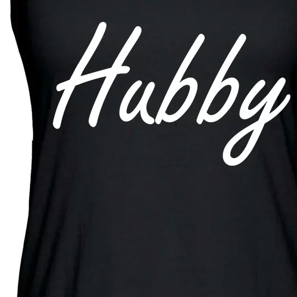 Hubby Funny Couples Ladies Essential Flowy Tank