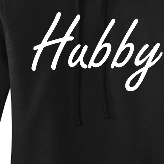 Hubby Funny Couples Women's Pullover Hoodie