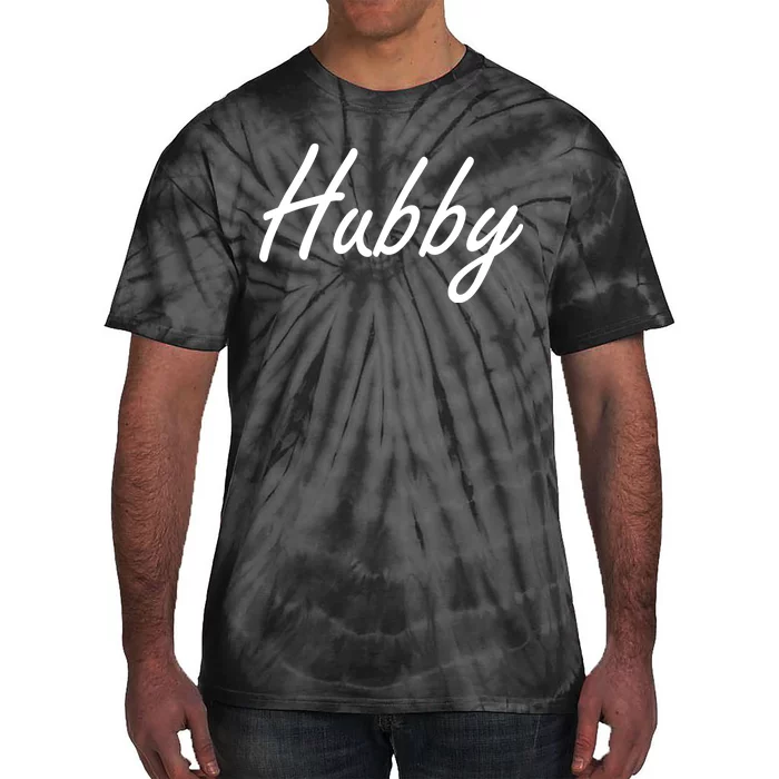 Hubby Funny Couples Tie-Dye T-Shirt