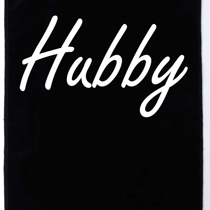 Hubby Funny Couples Platinum Collection Golf Towel