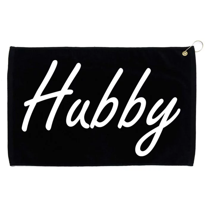 Hubby Funny Couples Grommeted Golf Towel