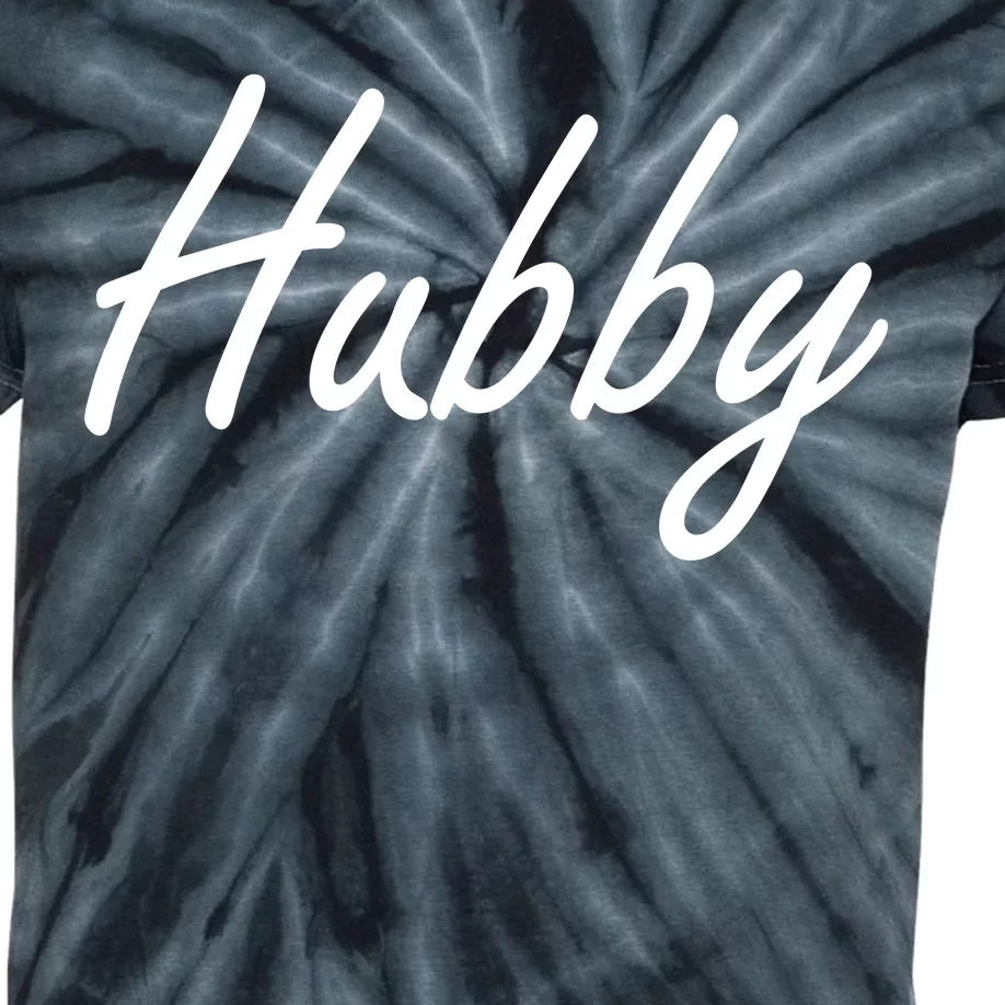 Hubby Funny Couples Kids Tie-Dye T-Shirt