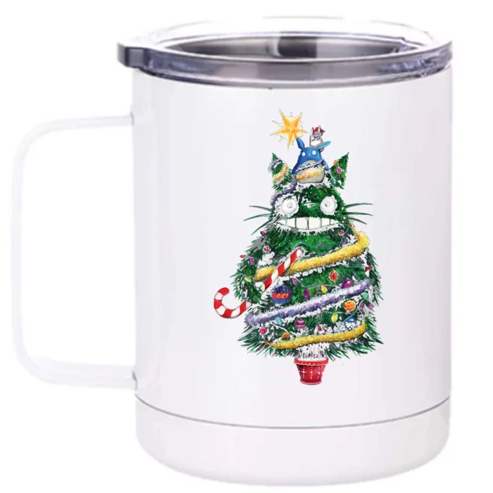 Holiday Ugly Christmas Front & Back 12oz Stainless Steel Tumbler Cup