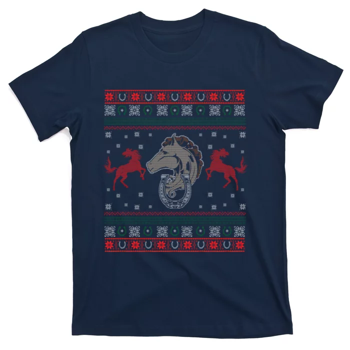 Horse Ugly Christmas T-Shirt