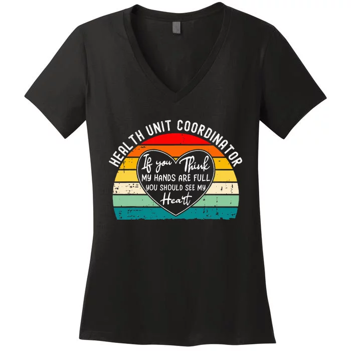 Health Unit Coordinator Appreciation Women's V-Neck T-Shirt