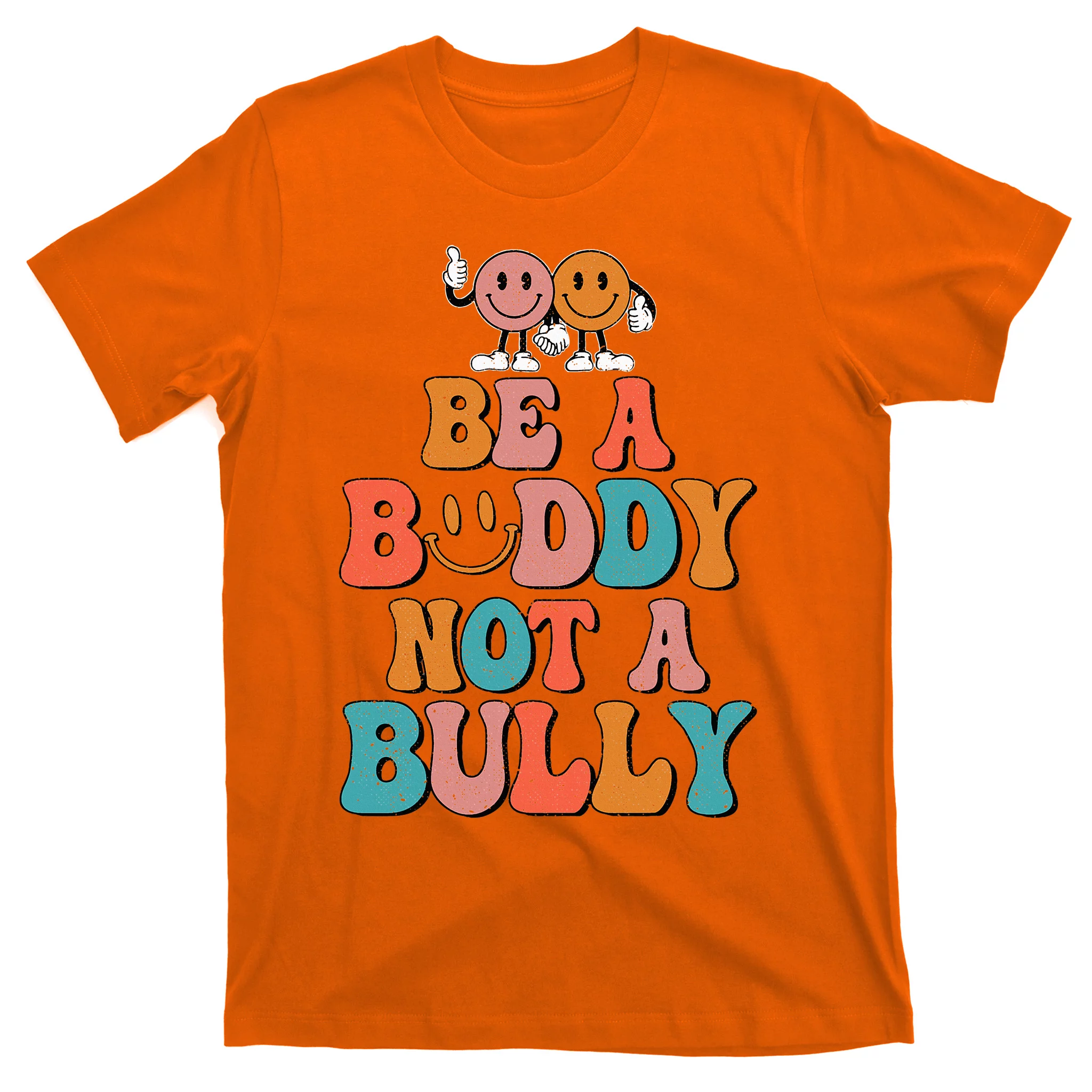 Hippie Unity Day Be A Buddy Not A Bully Anti Bullying T-Shirt ...