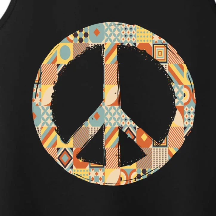 Hippie Unity Day Peace Gift Performance Tank