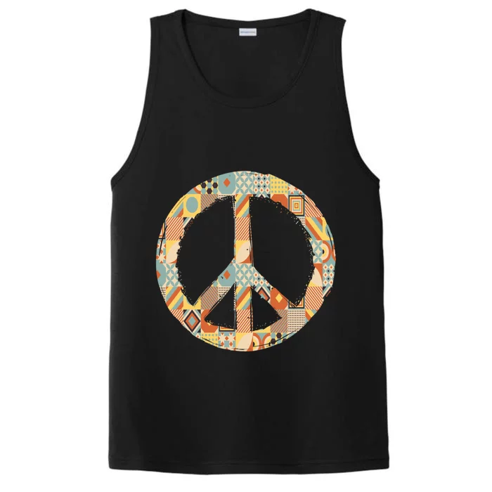 Hippie Unity Day Peace Gift Performance Tank