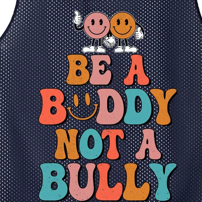 Hippie Unity Day Be A Buddy Not A Bully Anti Bullying Mesh Reversible Basketball Jersey Tank