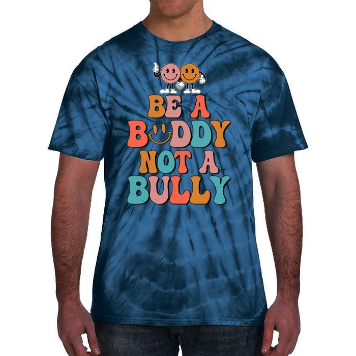 Hippie Unity Day Be A Buddy Not A Bully Anti Bullying Tie-Dye T-Shirt