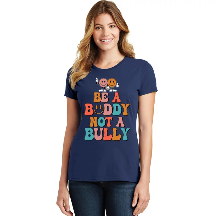 Hippie Unity Day Be A Buddy Not A Bully Anti Bullying Women's T-Shirt